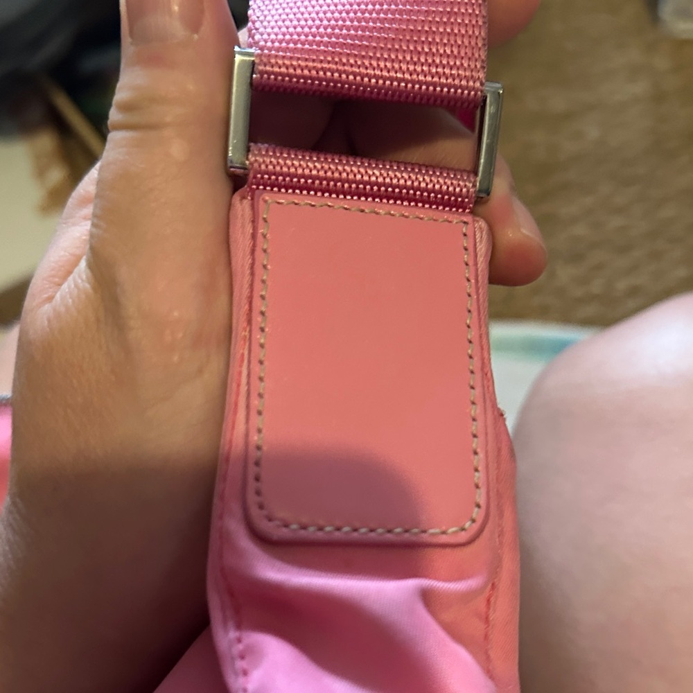 Prada Pink Nylon Shoulder Bag - Picture 11 of 13